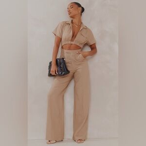 Cargo, Linen Jumpsuit